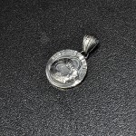 СРЕБЪРЕН МЕДАЛЬОН, РЪЧНА ИЗРАБОТКА.