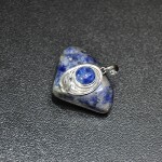 СРЕБЪРЕН МЕДАЛЬОН СЪС СОДАЛИТ