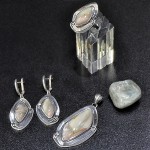 СРЕБЪРЕН КОМПЛЕКТ - УНИКАТ, С УИЛОУ КРИИК ЯСПИС /WILLOW CREEK JASPER/