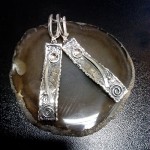 СРЕБЪРНИ ОБЕЦИ, РЪЧНА ИЗРАБОТКА.