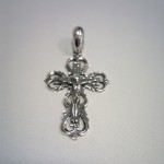 СРЕБЪРЕН МЕДАЛЬОН – СРЕБЪРЕН КРЪСТ С „РАЗПЯТИЕ“