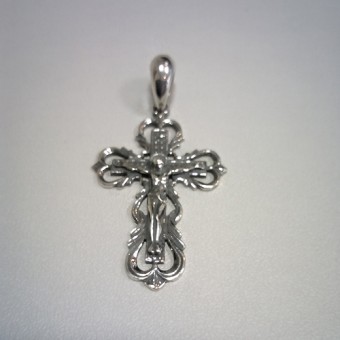 СРЕБЪРЕН МЕДАЛЬОН – СРЕБЪРЕН КРЪСТ С „РАЗПЯТИЕ“