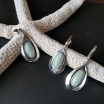 СРЕБЪРЕН КОМПЛЕКТ С АМАЗОНИТ