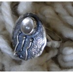 СРЕБЪРЕН ПРЪСТЕН С ПЛАНИНСКИ КРИСТАЛ