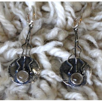 СРЕБЪРНИ ОБЕЦИ С ПЛАНИНСКИ КРИСТАЛ